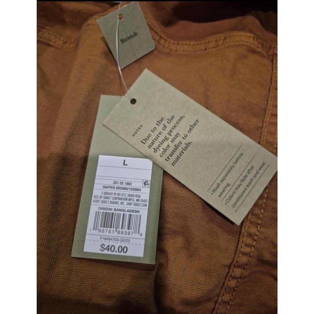 NEW Mens Size Large Goodfellow Brand Denim Jacket Stretch SIZE LARGE - Picture 3 of 4